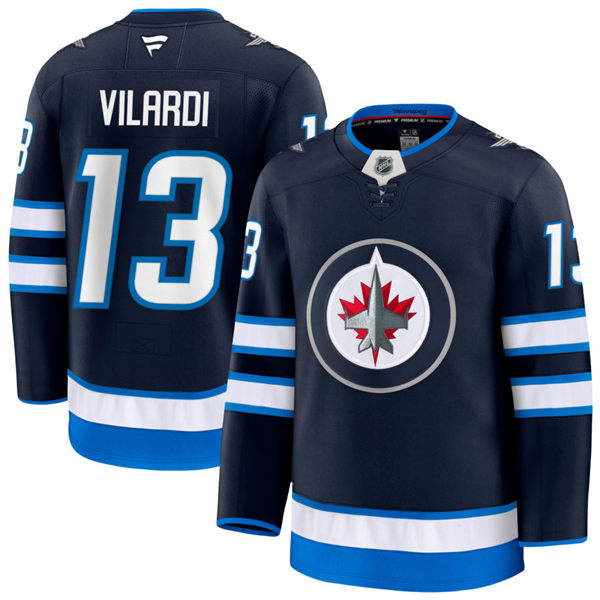 Men's Winnipeg Jets #13 Gabriel Vilardi Fanatics Navy Home Player Jersey